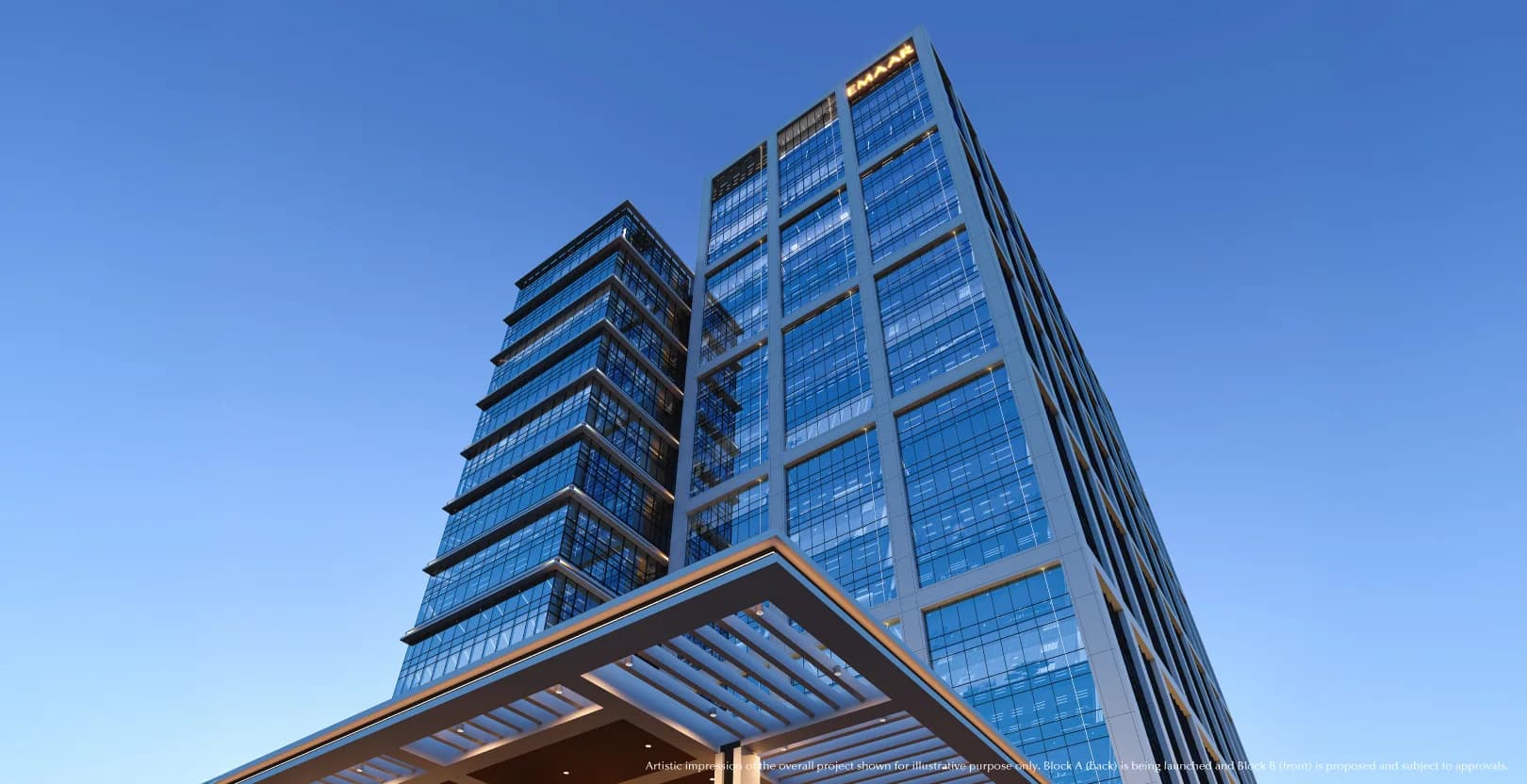 Emaar India Business Centre office tower — artist's impression