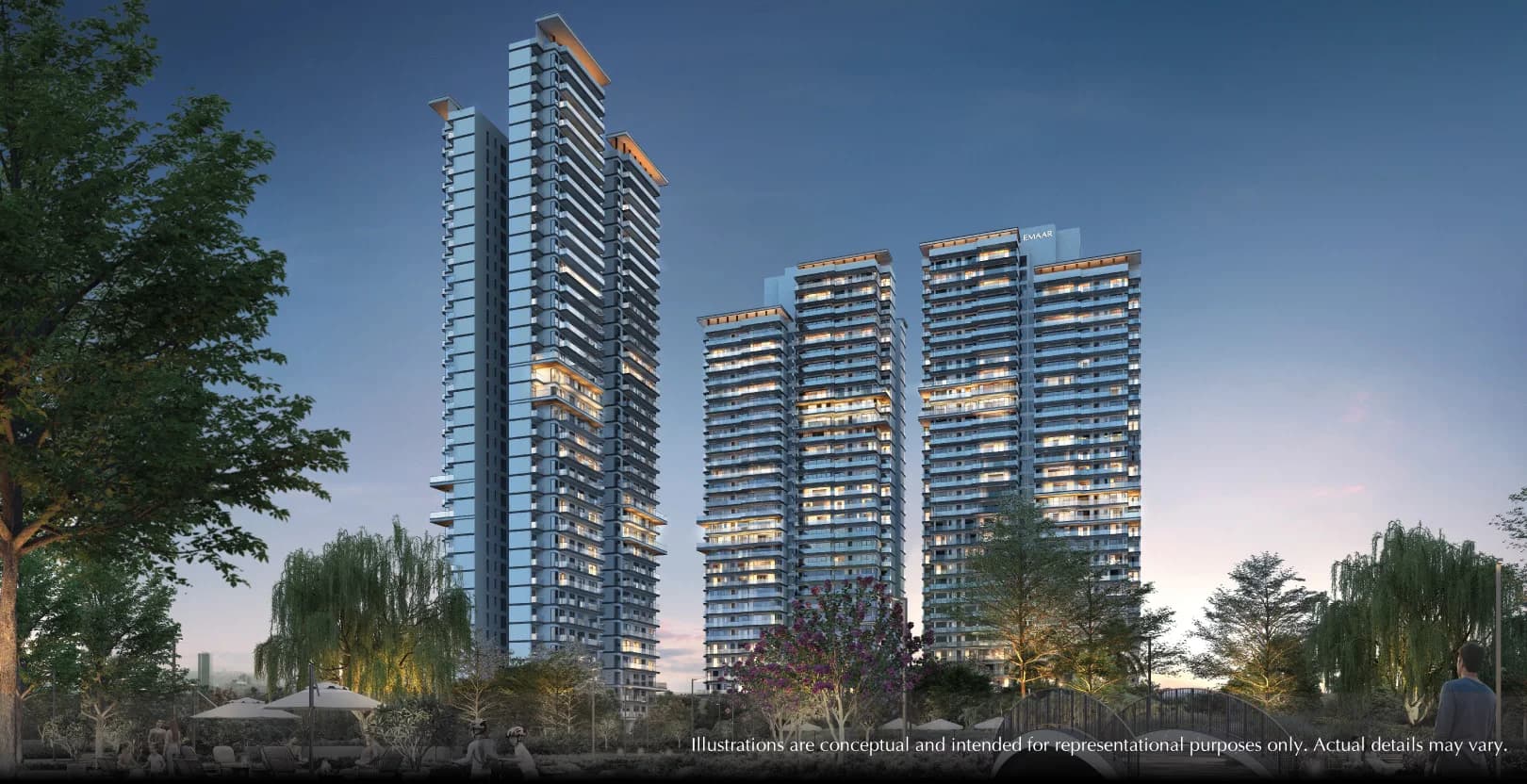 Emaar Serenity Hills residential towers — artist's impression
