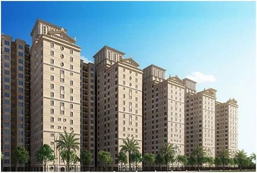 Prateek Aurelia: front elevation — artistic impression