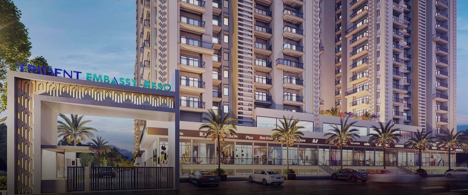 Trident Embassy-Reso — developer architectural illustration