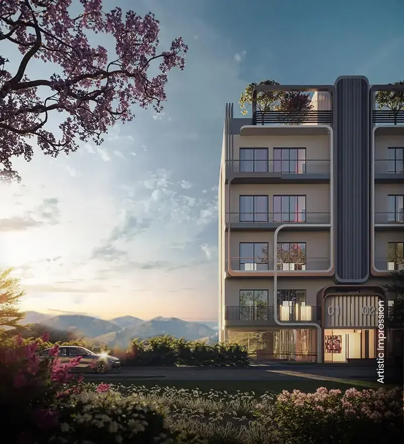M3M Antalya Hills low-rise residences, developer artist's impression