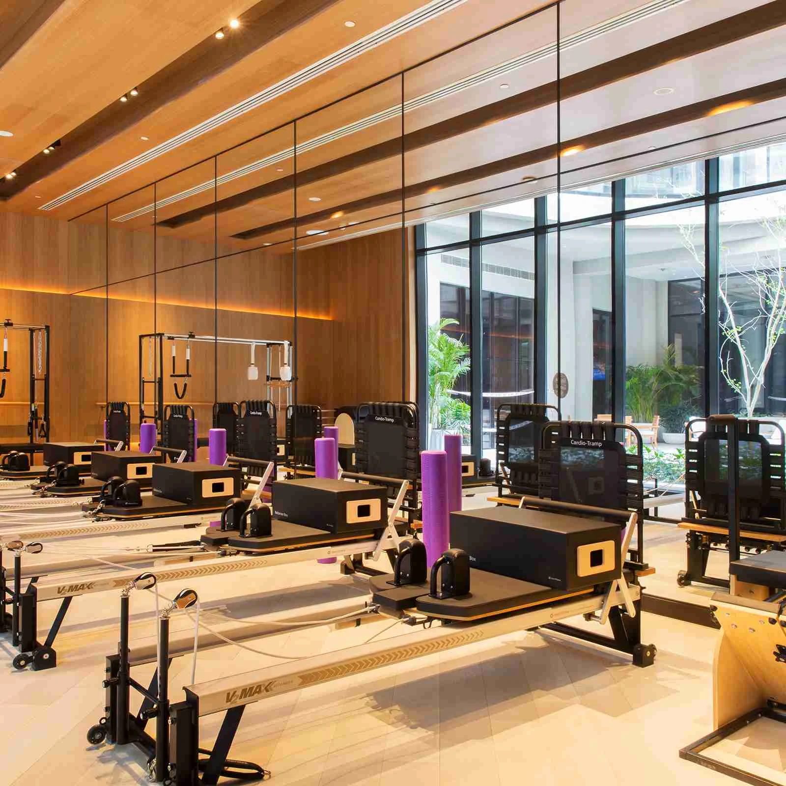 DLF The Camellias — residents' fitness studio — Residents' clubhouse reference, not the offered home. Membership, access and charges are governed by current terms.